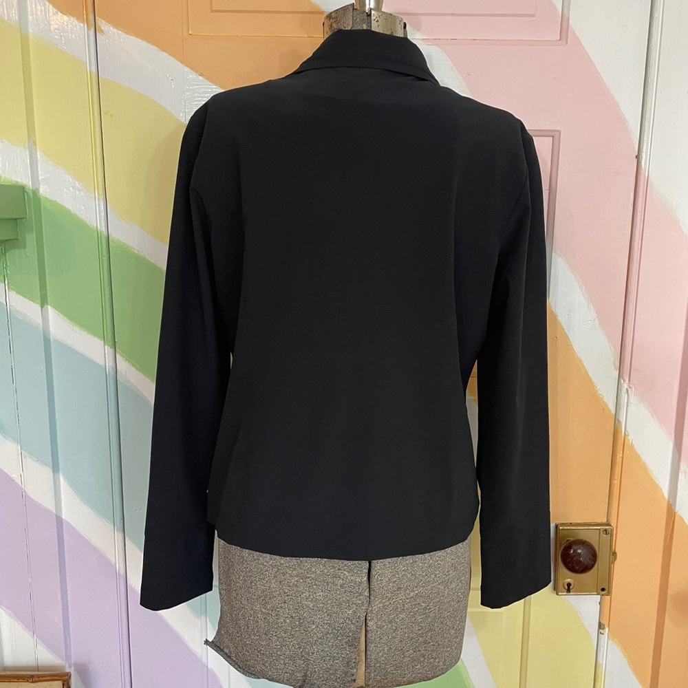 Lucy Full Zip Active Yoga Fitness Running Black Jacket Women’s Sz L 💚🎀 - Picture 6 of 10